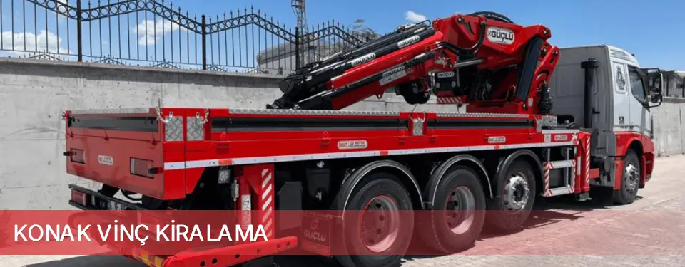 Konak İlçemi Vinç Kiralama